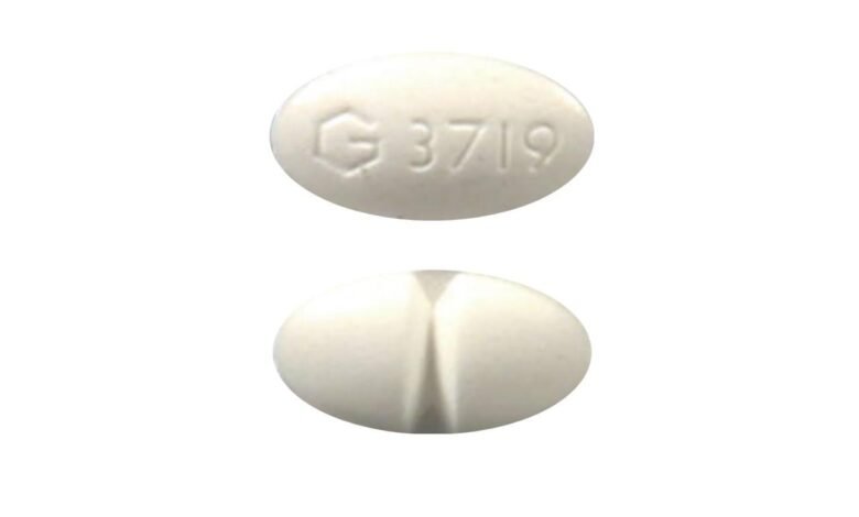 White Xanax Pill G 3719